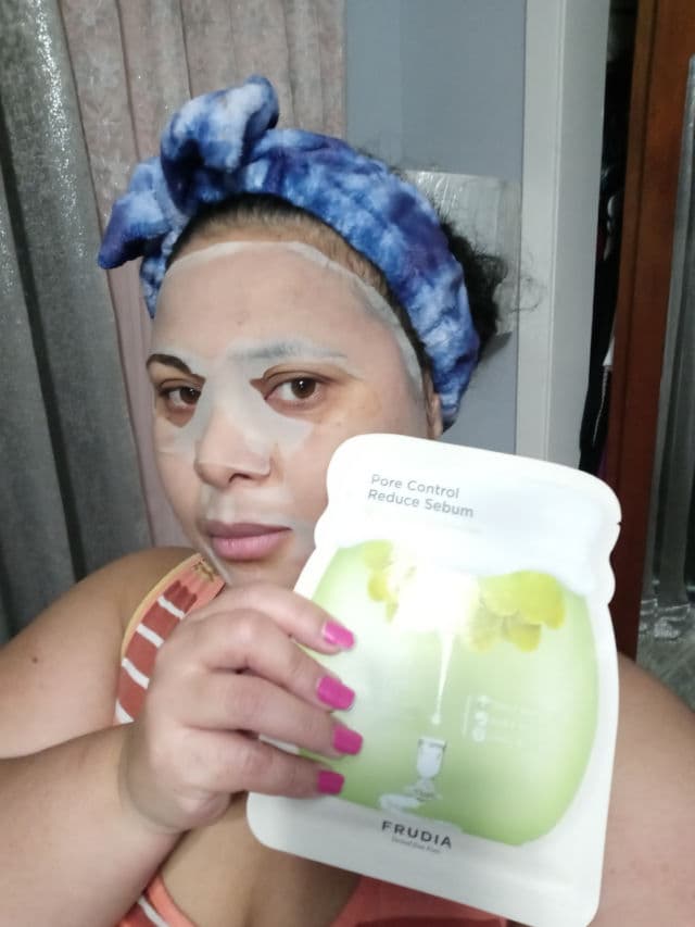 Frudia Green Grape Pore Control Mask review photo by milian