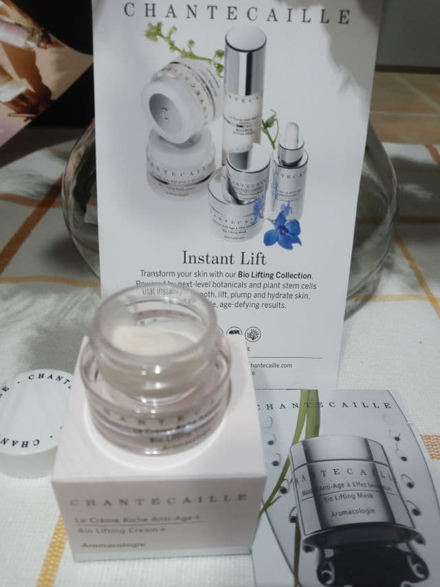 Chantecaille Bio Lifting Cream+ review photo by milian