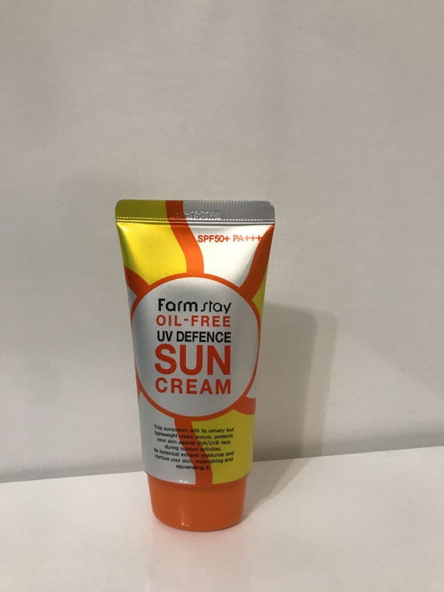 Farmstay Oil-Free UV Defence Sun Cream SPF50+ PA+++ review photo by mkrsm