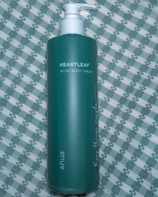 ANUA Heartleaf Acne Body Wash review photo by mlsdiaries