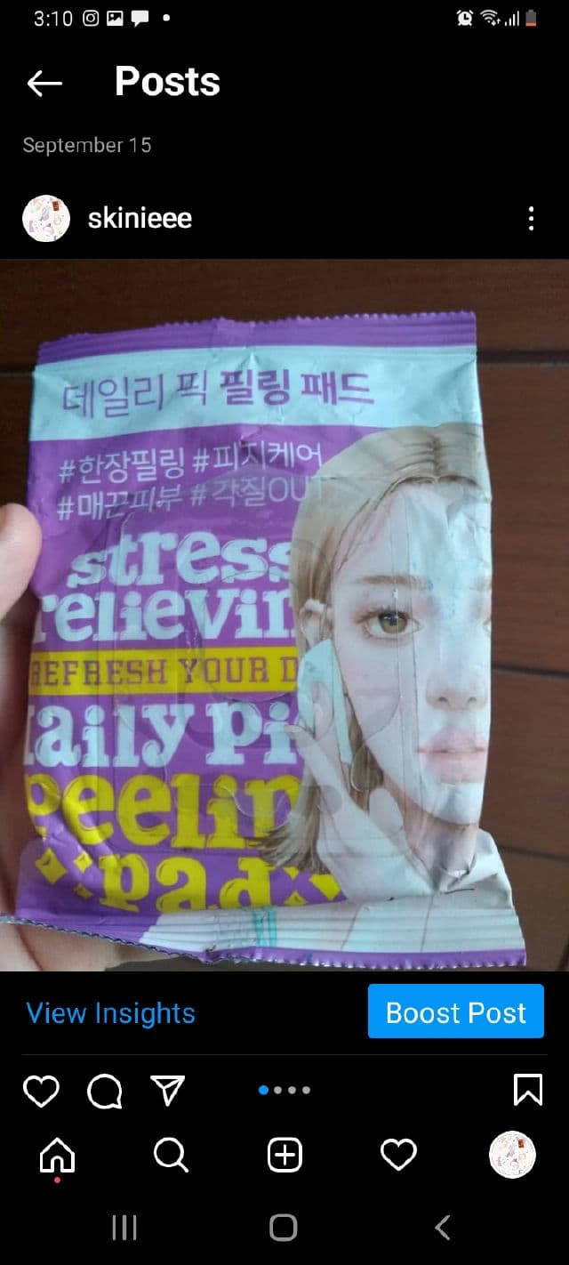 Ariul Smooth & Pure Peeling Toner Pad review photo by Skinieee