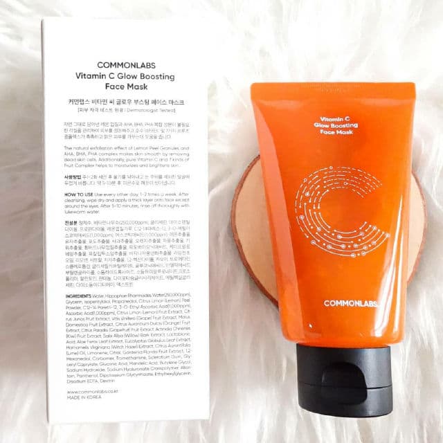 COMMONLABS Vitamin C Glow Boosting Face Mask review photo by moellyc
