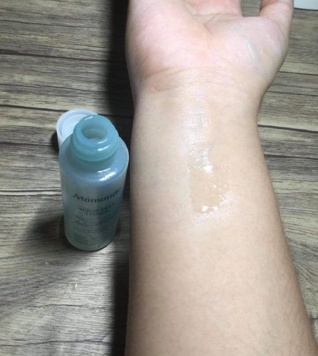 Mamonde Aqua Peel Toner review photo by mq