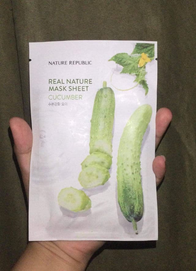 NATURE REPUBLIC Real Nature Mask Sheet - Cucumber review photo by mq