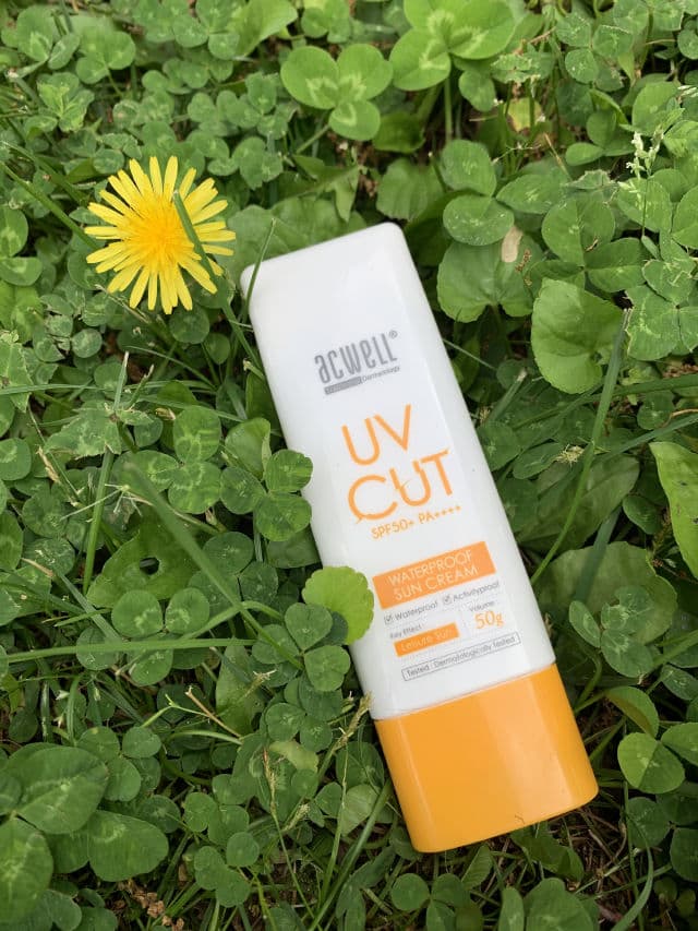 ACWELL UV Cut SPF 50+PA++++ Waterproof Sun Cream review photo by mrsclovesbeauty