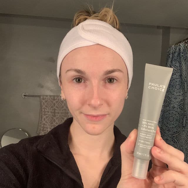 Paula's Choice SKIN PERFECTING 25% AHA + 2% BHA Exfoliant Peel review photo by withinmyskin