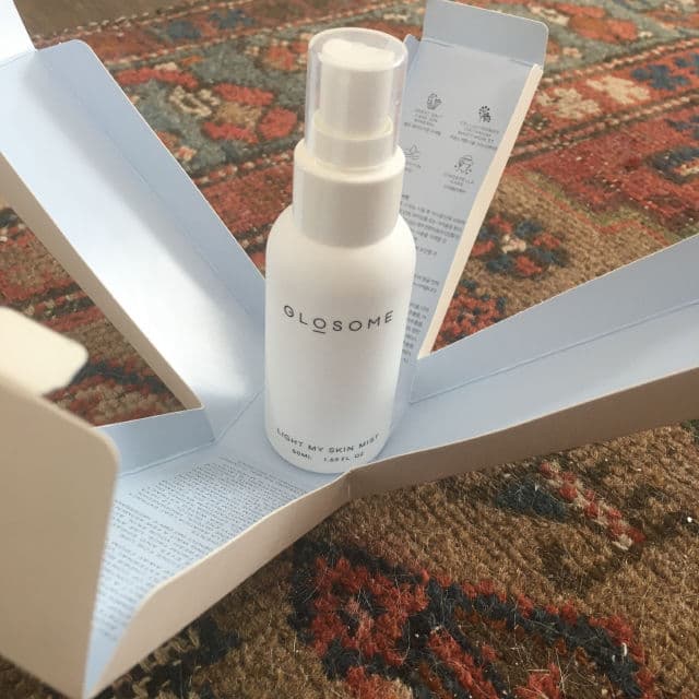 GLOSOME Light My Skin Mist review photo by mudonyourface