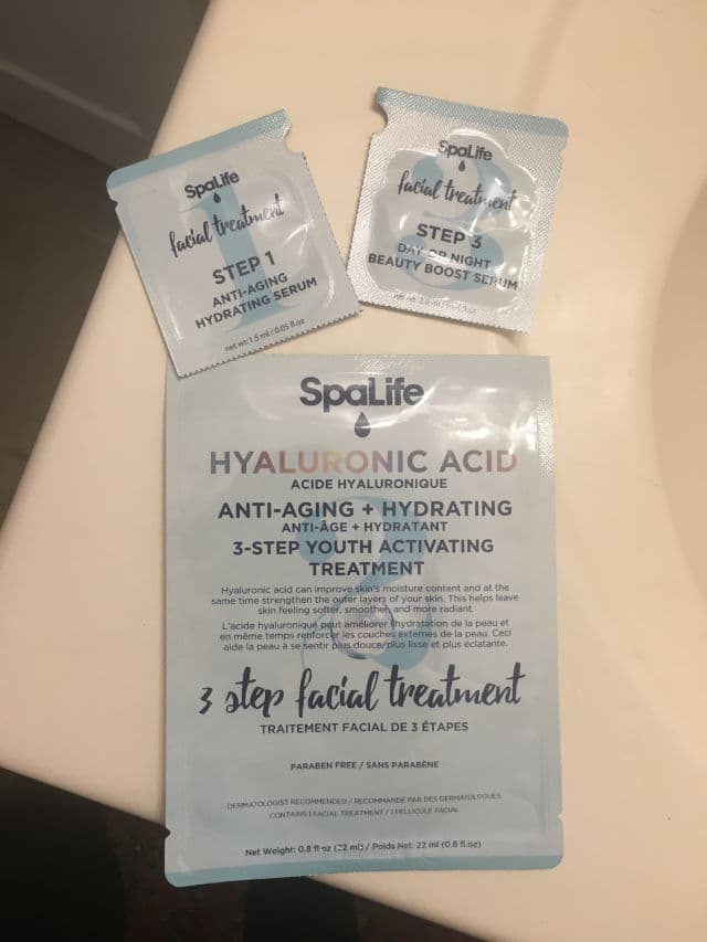 My Spa Life Three Step Facial Treatment with Hyaluronic Acid - Hydrating Serum review photo by mudonyourface