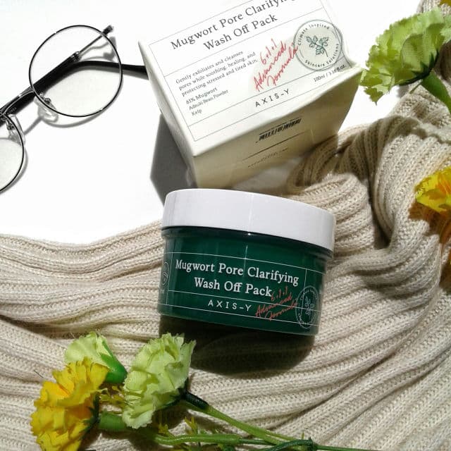 AXIS-Y Mugwort Pore Clarifying Wash Off Pack review photo by mybeautyskin