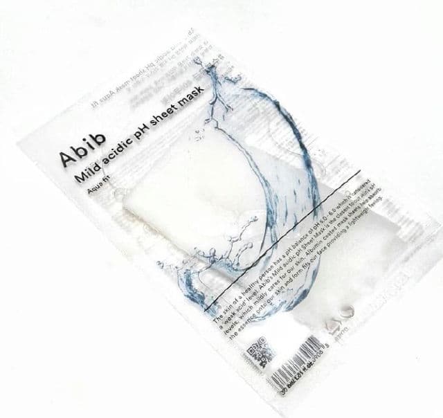 Abib Mild Acidic pH Sheet Mask Aqua Fit review photo by mybeautyskin