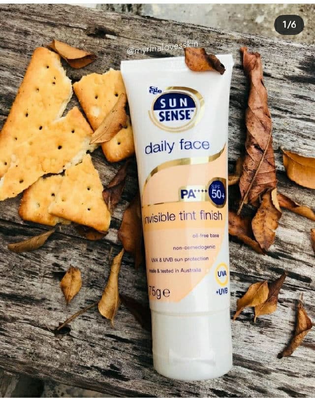 Ego Sunsense Daily Face PA++++ SPF 50+ Invisible Tint Finish review photo by myrinA