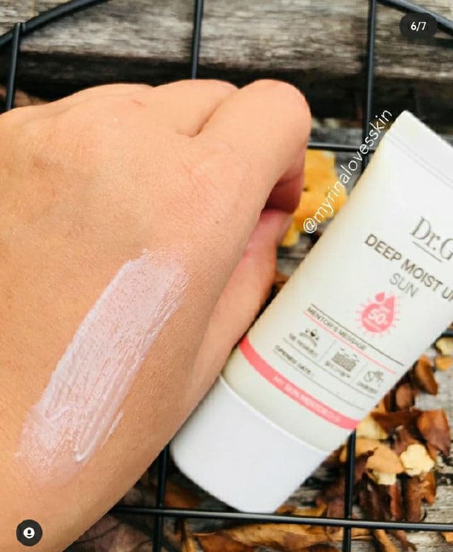 DR.G Deep Moist Up Sun Plus SPF50+ PA++++ 50ml review photo by myrinA