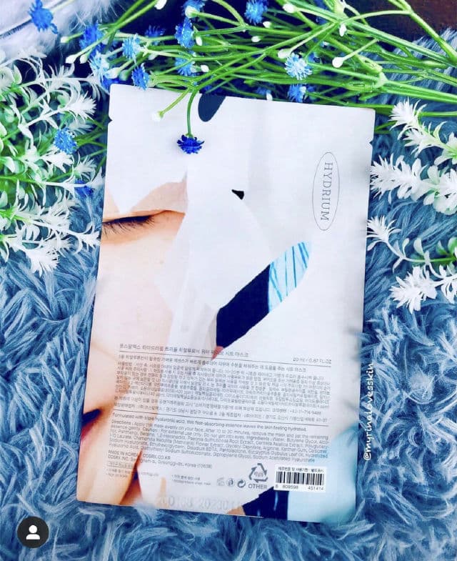 COSRX Hydrium Triple Hyaluronic Water Wave Sheet Mask review photo by myrinA