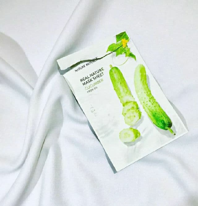 NATURE REPUBLIC Real Nature Mask Sheet - Cucumber review photo by myrinA