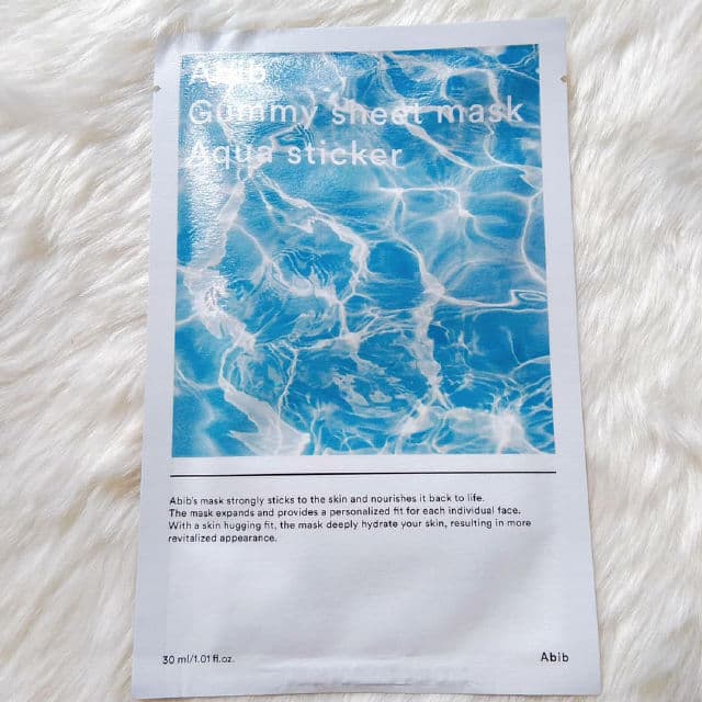 Gummy Sheet Mask Aqua Sticker product review
