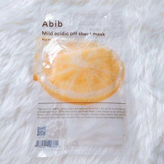Abib Mild Acidic pH Sheet Mask Yuja Fit review photo by myskinbeautydiary