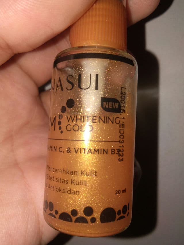 Hanasui Cosmetics Whitening Gold Serum review photo by marccaphini