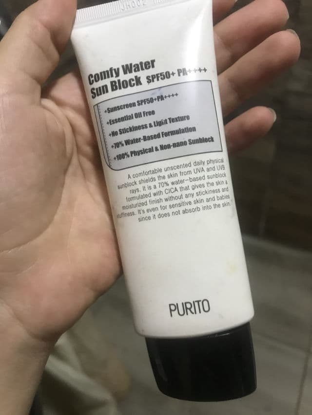 PURITO [Discontinued] Comfy Water Sun Block SPF50+ PA++++ review photo by nataliajp
