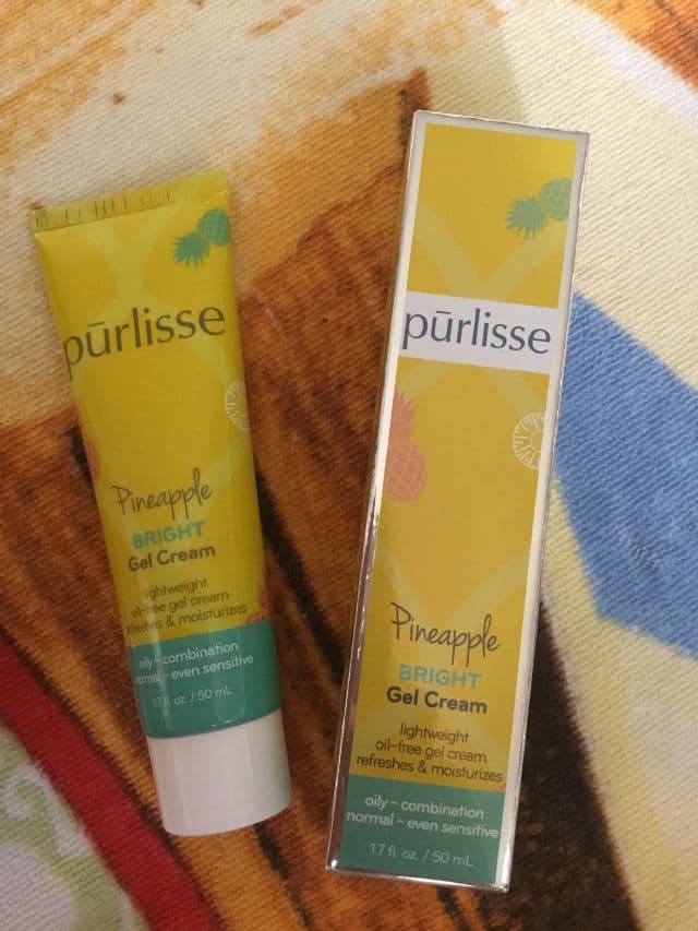 Purlisse Pineapple Bright Brightening Gel Cream review photo by natas