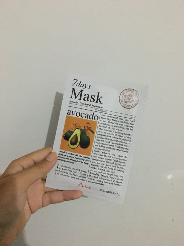 Ariul Avocado 7 Days Mask review photo by nayshb
