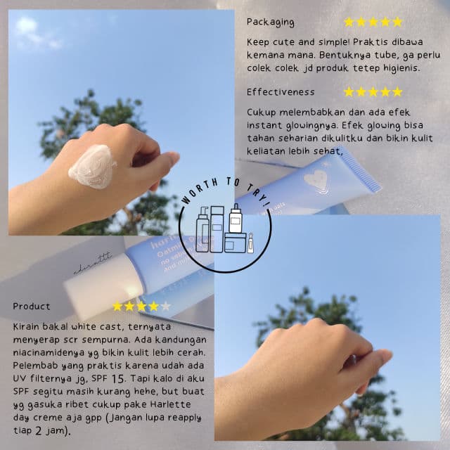 Harlette Beauty Oatmilk Day Creme review photo by ndirut