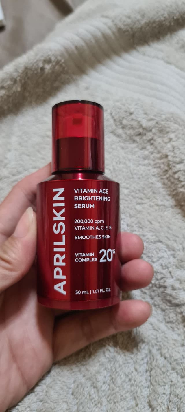 APRIL SKIN 20% Vitamin A.C.E. Brightening Serum review photo by ngadelin