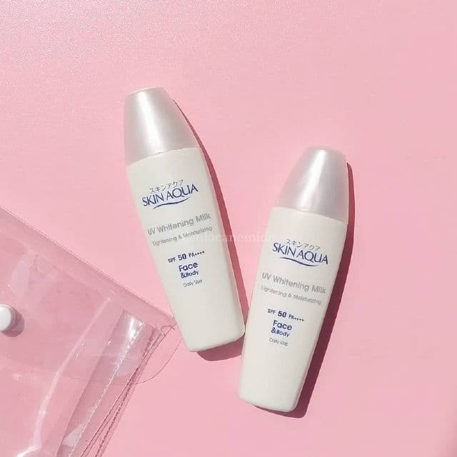 SKIN AQUA UV Whitening Milk SPF 50 PA++++ review photo by niacanemide