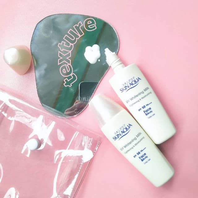 SKIN AQUA UV Whitening Milk SPF 50 PA++++ review photo by niacanemide