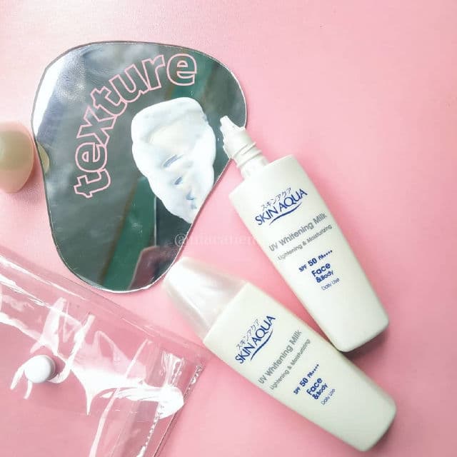 SKIN AQUA UV Whitening Milk SPF 50 PA++++ review photo by niacanemide