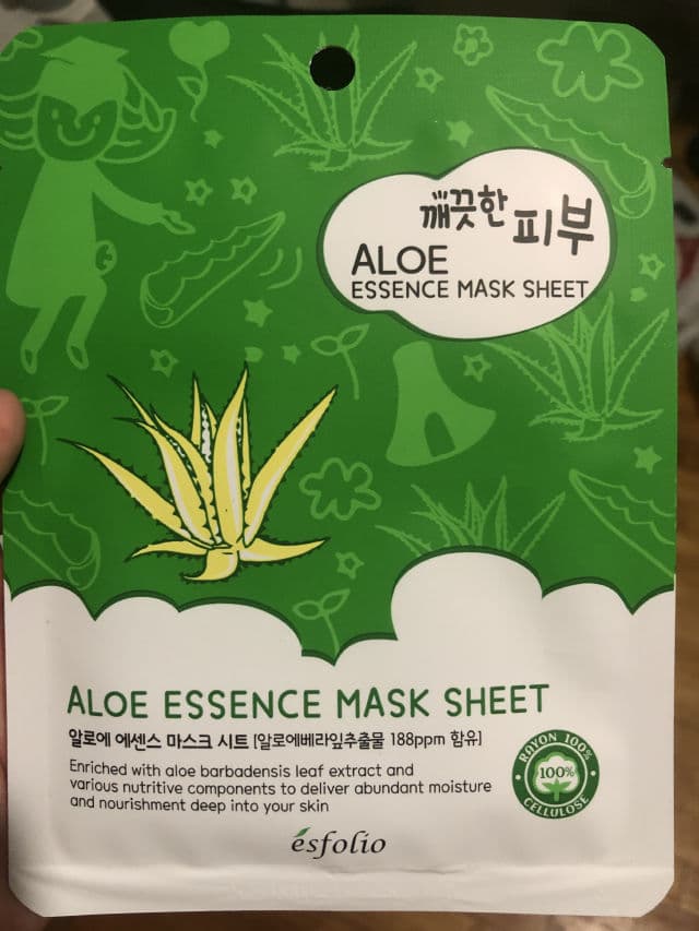 ESFOLIO Pure Skin Aloe Essence Mask Sheet review photo by nickyzb