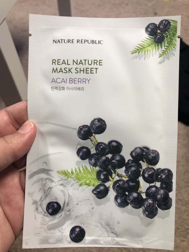 NATURE REPUBLIC Real Nature Mask Sheet - Acai Berry review photo by nickyzb