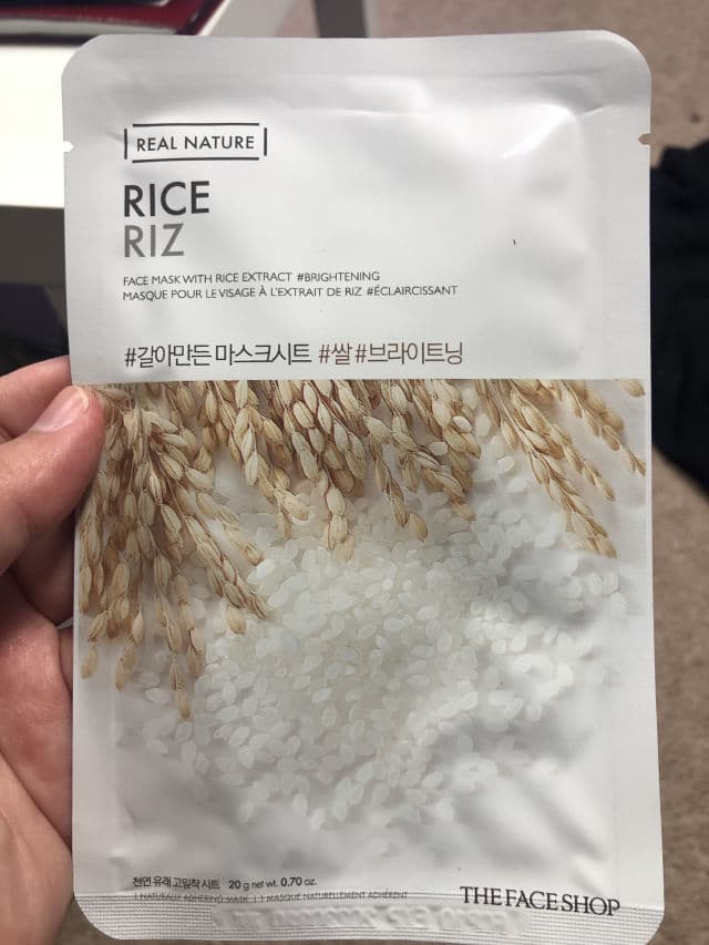 THE FACE SHOP Real Nature Face Mask Rice review photo by nickyzb