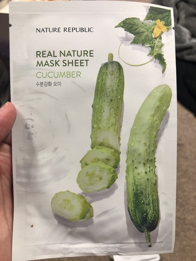 NATURE REPUBLIC Real Nature Mask Sheet - Cucumber review photo by nickyzb