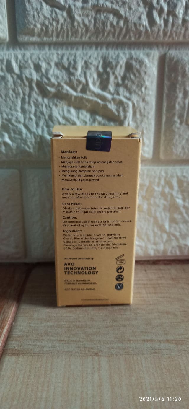 Avoskin Your Skin Bae Niacinamide 12% + Centella Asiatica review photo by nitaboniet