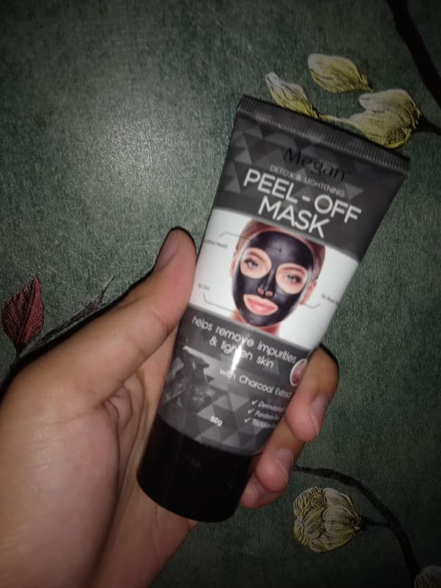 Megan Peel-Off Clay Mask with Charcoal Extract	 review photo by nrcquiogue