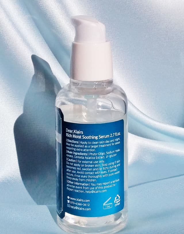 Dear, Klairs Rich Moist Soothing Serum review photo by nrzlkha
