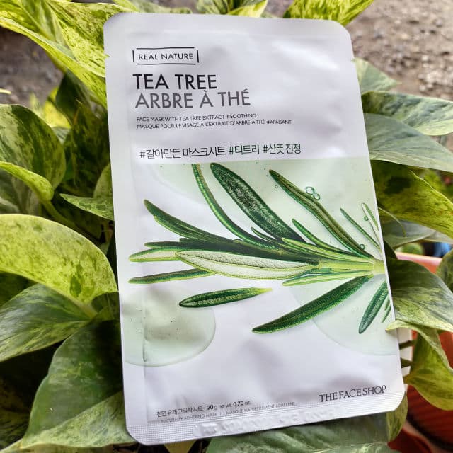 THE FACE SHOP Real Nature Face Mask Tea Tree review photo by nuTELLA