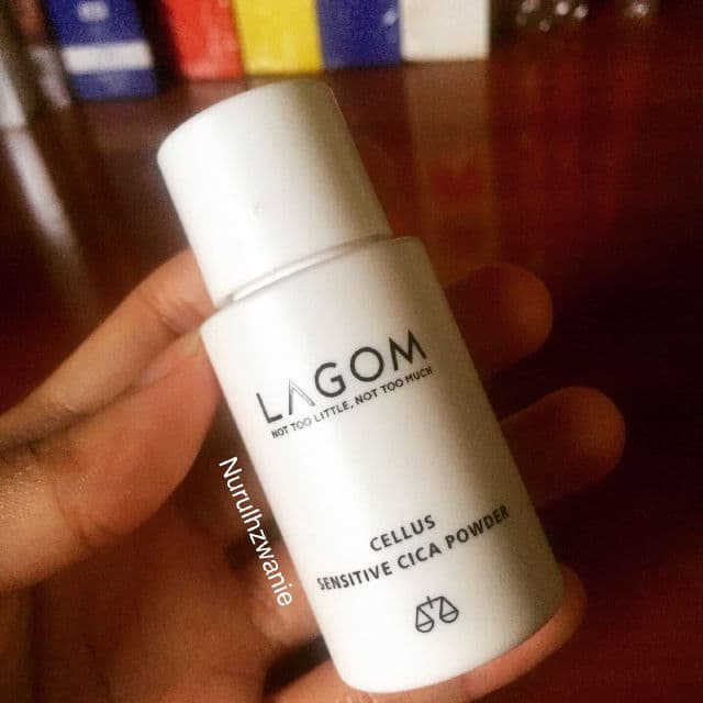 Lagom Cellus Sensitive Cica Powder review photo by nurulhzwanie