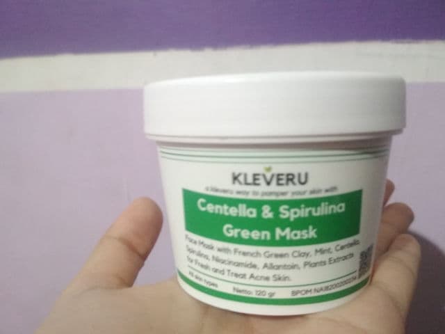Kleveru Centella and Spirulina Green Mask review photo by skinnusa