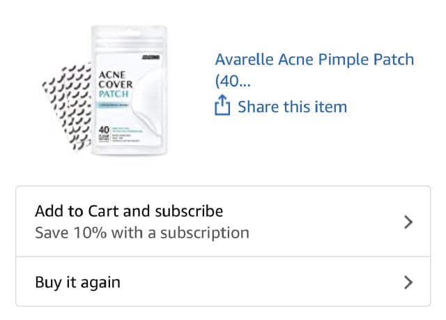 Avarelle Acne Cover Patch review photo by oddishfinds