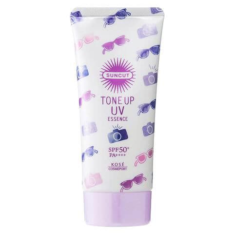 Kose Suncut Tone Up UV Essence SPF50+ PA++++ review photo by ohmyskinnn