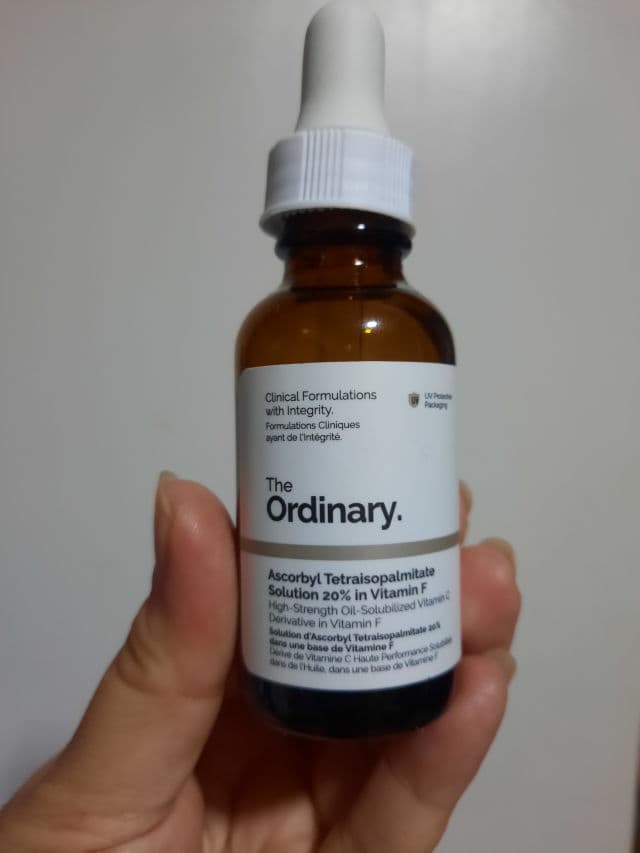 The Ordinary Ascorbyl Tetraisopalmitate Solution 20% in Vitamin F review photo by oilyskinguru