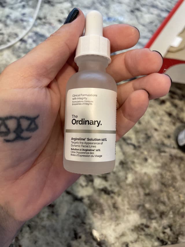 The Ordinary Argireline Solution 10% review photo by orlandoesthetician