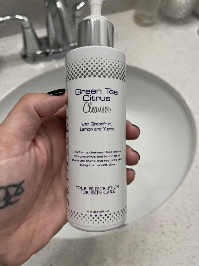 Skin Script Green Tea Citrus Cleanser review photo by orlandoesthetician