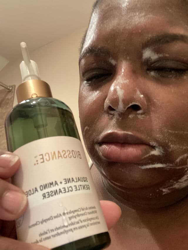 Biossance Squalane + Amino Aloe Gentle Cleanser  review photo by pamluvchile