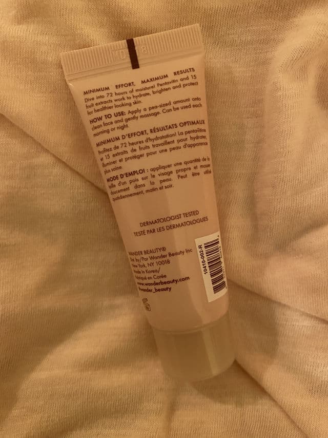Wander Beauty Dive In Moisturizer  review photo by pamluvchile
