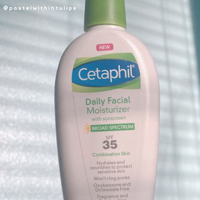 Cetaphil Daily Facial Moisturizer With Sunscreen SPF 35 review photo by pasteltulips