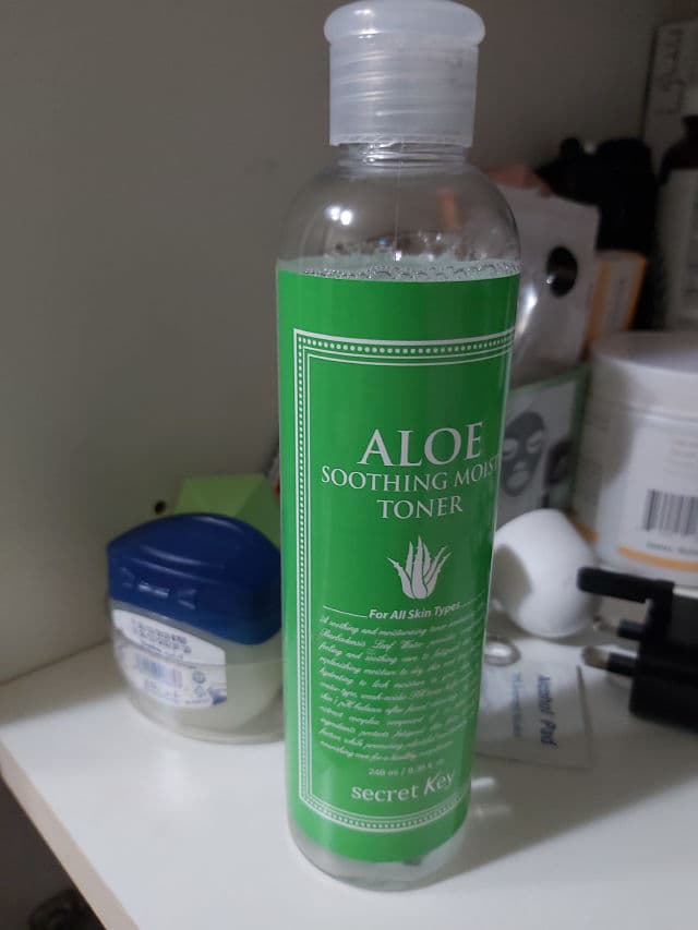 SECRET KEY Aloe Soothing Moist Toner review photo by pickyruh