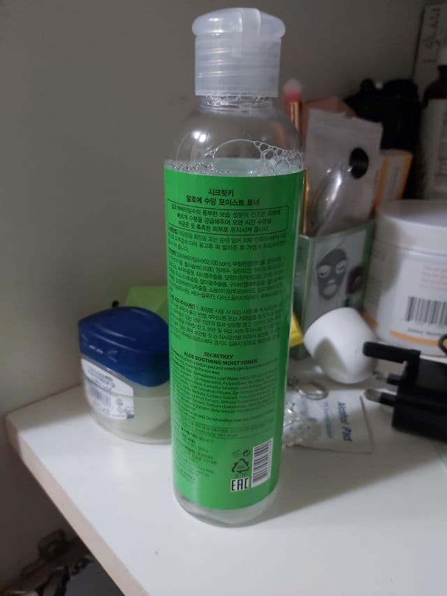 SECRET KEY Aloe Soothing Moist Toner review photo by pickyruh