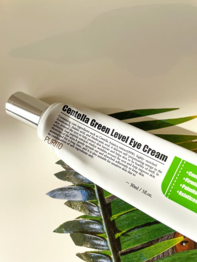 PURITO Centella Green Level Eye Cream review photo by plainandunpolished